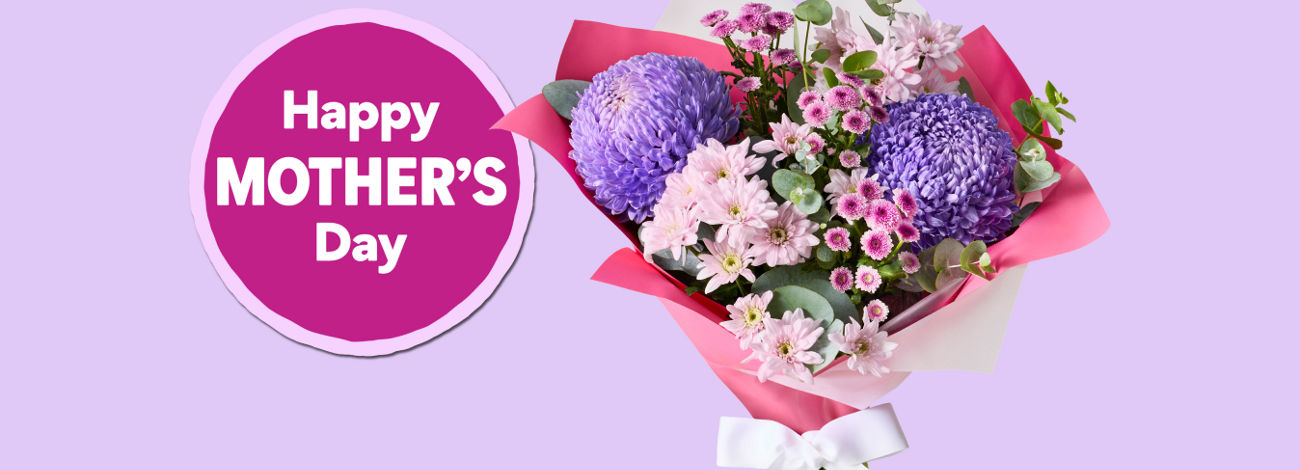 Fresh florals for mum and 10x points for you. T&Cs apply.