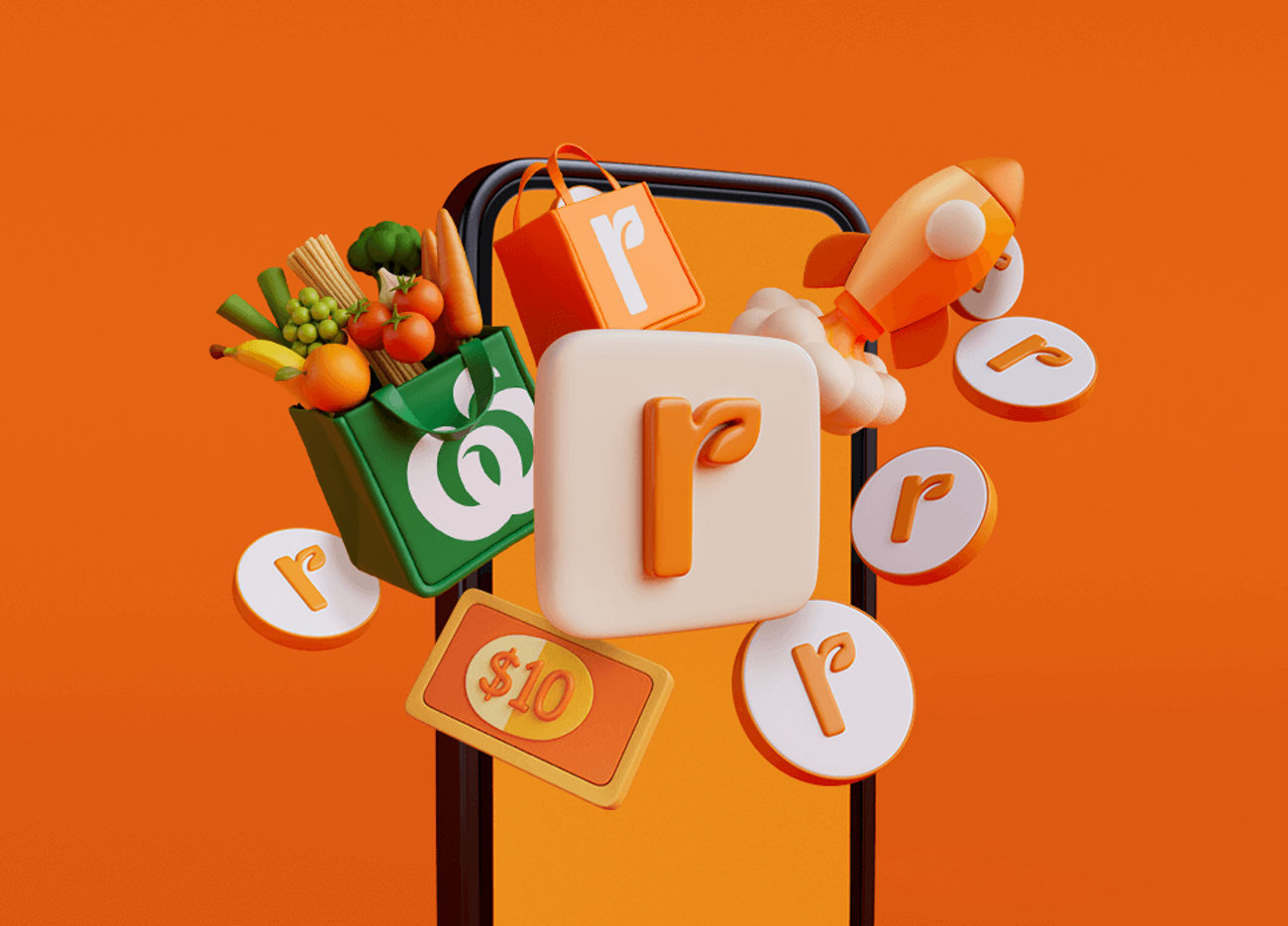 Everyday Rewards program Download the app to turn weekly shops into $10 off