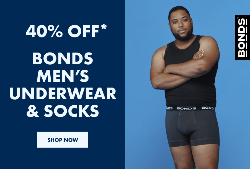 Bonds 40% off Mens Underwear & Socks Mob