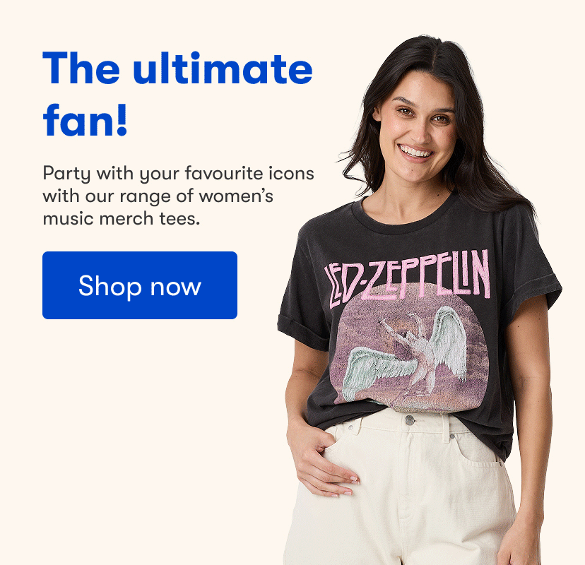 Womens Music Merch | BIG W