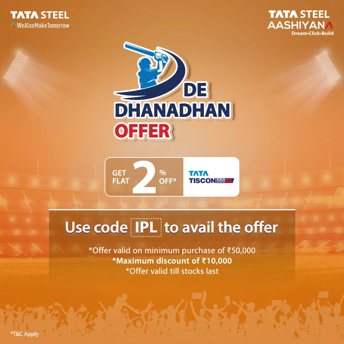 tata tiscon New Year offer