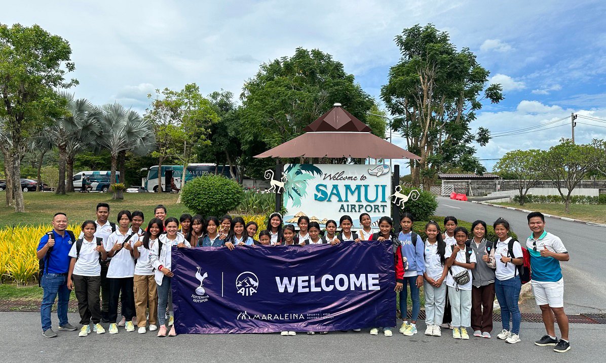 24 underprivileged ISF female students on a trip to Koh Samui