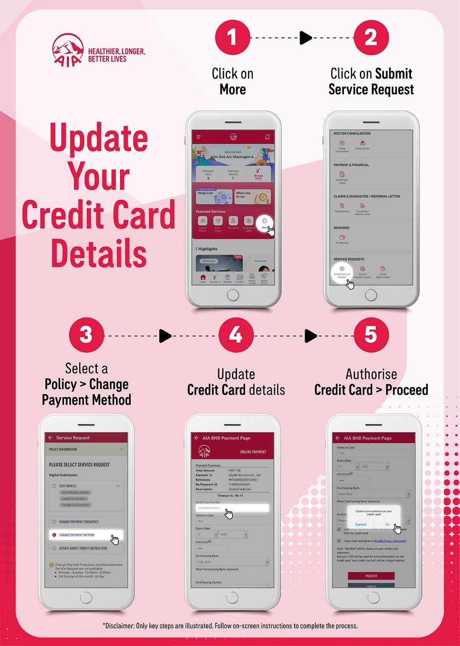 AIA+ Guide: Service Request | AIA Malaysia