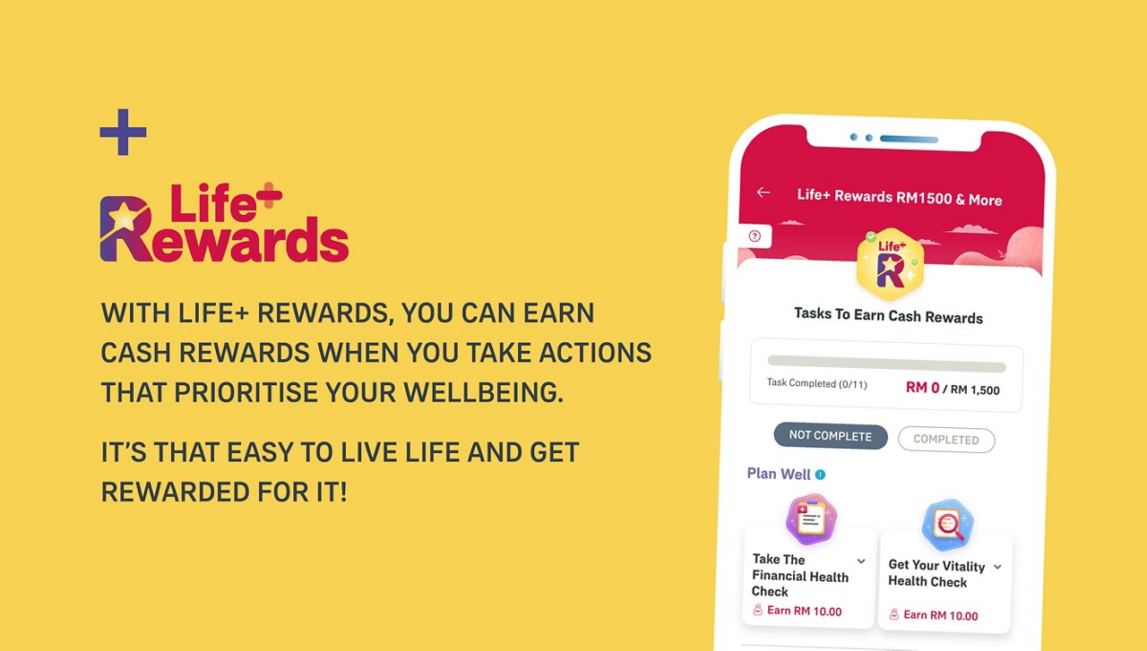  Life+ Rewards on the AIA+ app