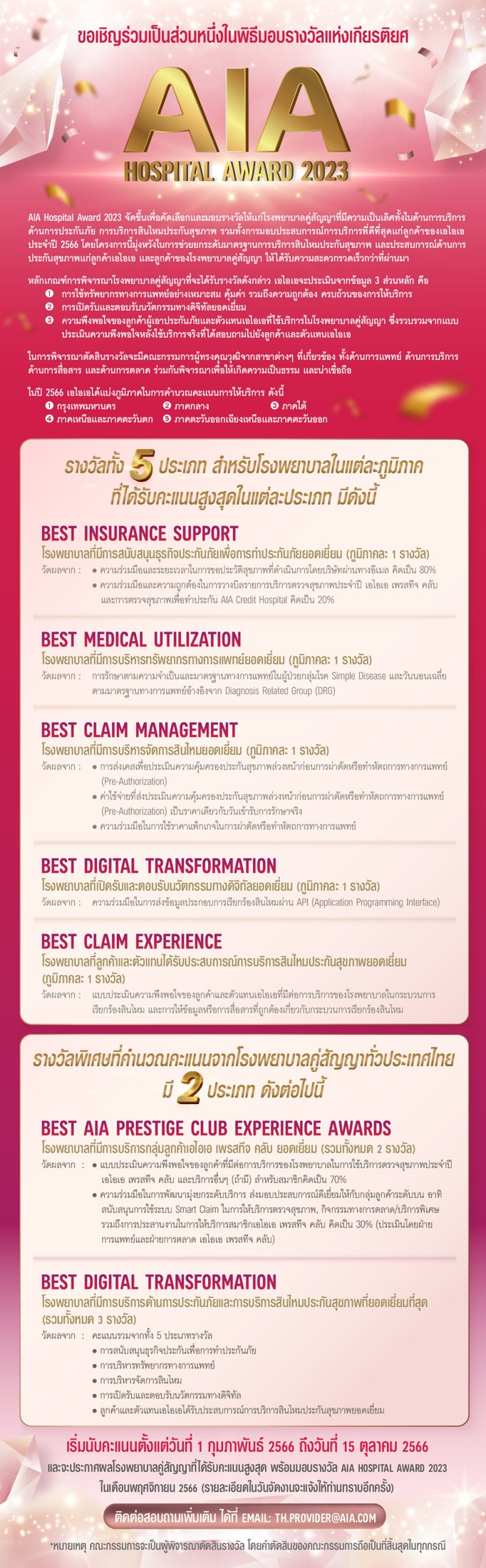 AIA Hospital Award