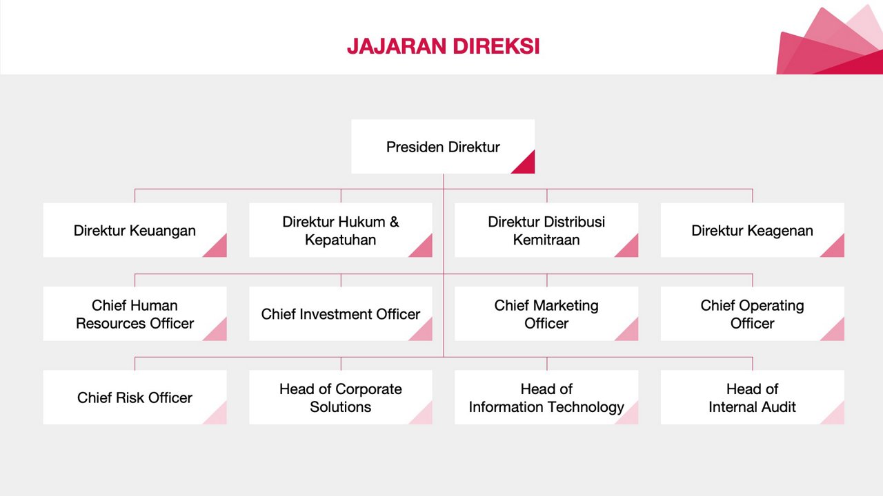 JAJARAN DIREKSI - Struktur Organisasi AIA 2024