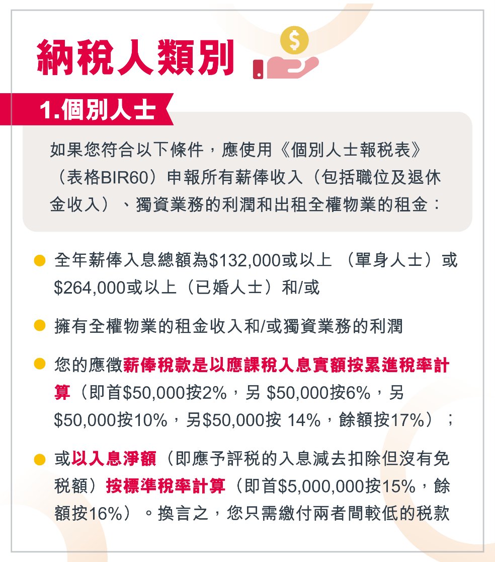 香港報税您要知的事