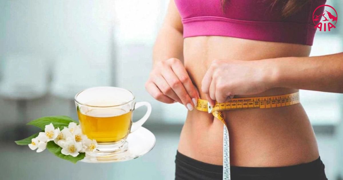 Trà hoa nhài có tác dụng tốt trong việc giảm cân