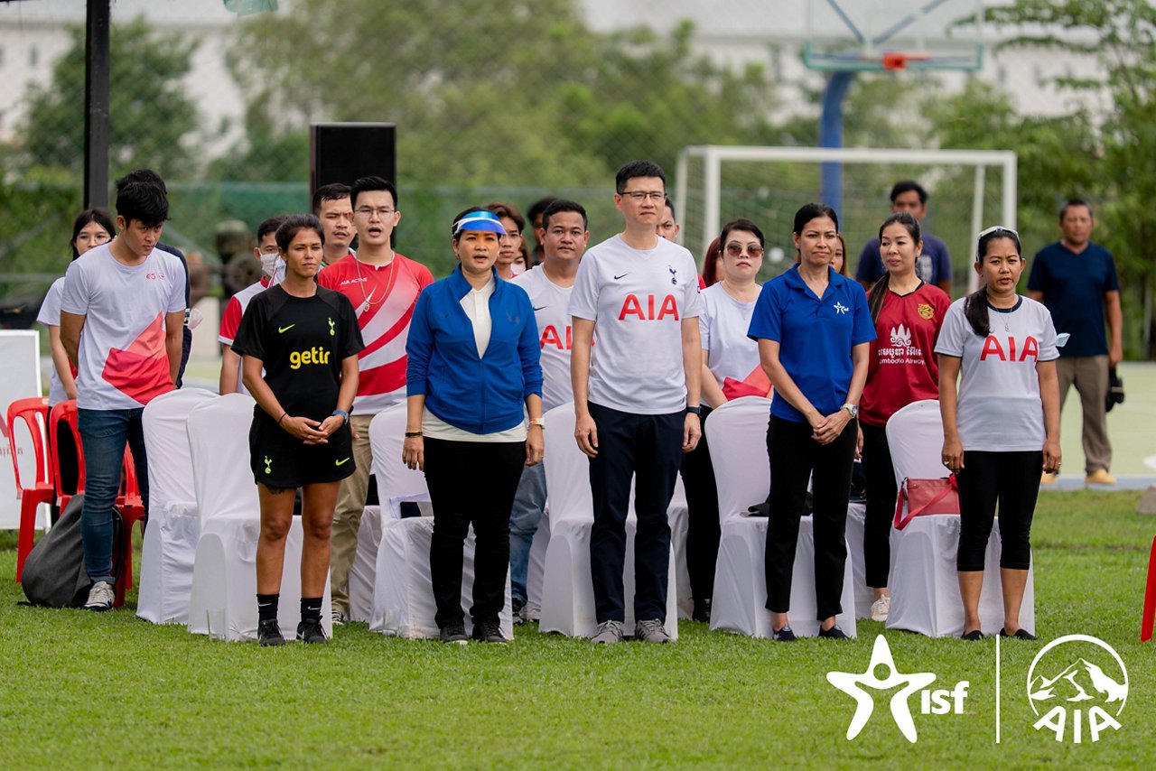 ISF CAMBODIA EDUCATION INITIATIVE RECEIVES ONGOING SUPPORT FROM AIA CAMBODIA AND TOTTENHAM HOTSPUR, EXPANDS AIA-ISF YOUTH LEAGUE TO INCLUDE GRAND CHAMPIONSHIP LEAGUE