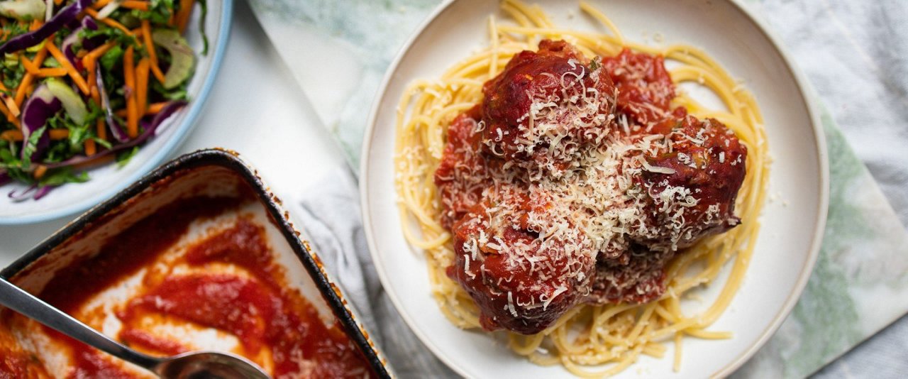 Baked Turkey and Feta Meatballs