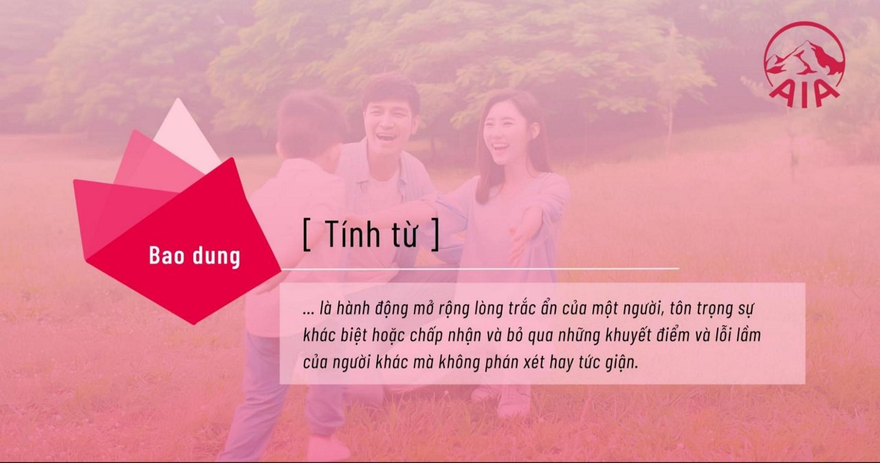 Bao dung là hành động mở rộng lòng trắc ẩn của một người