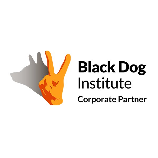 Black dog institute logo