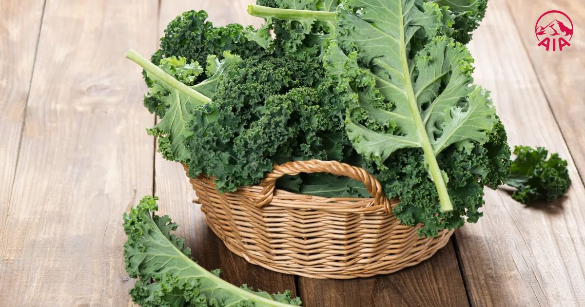 Cải kale chứa nhiều vitamin K, C và A