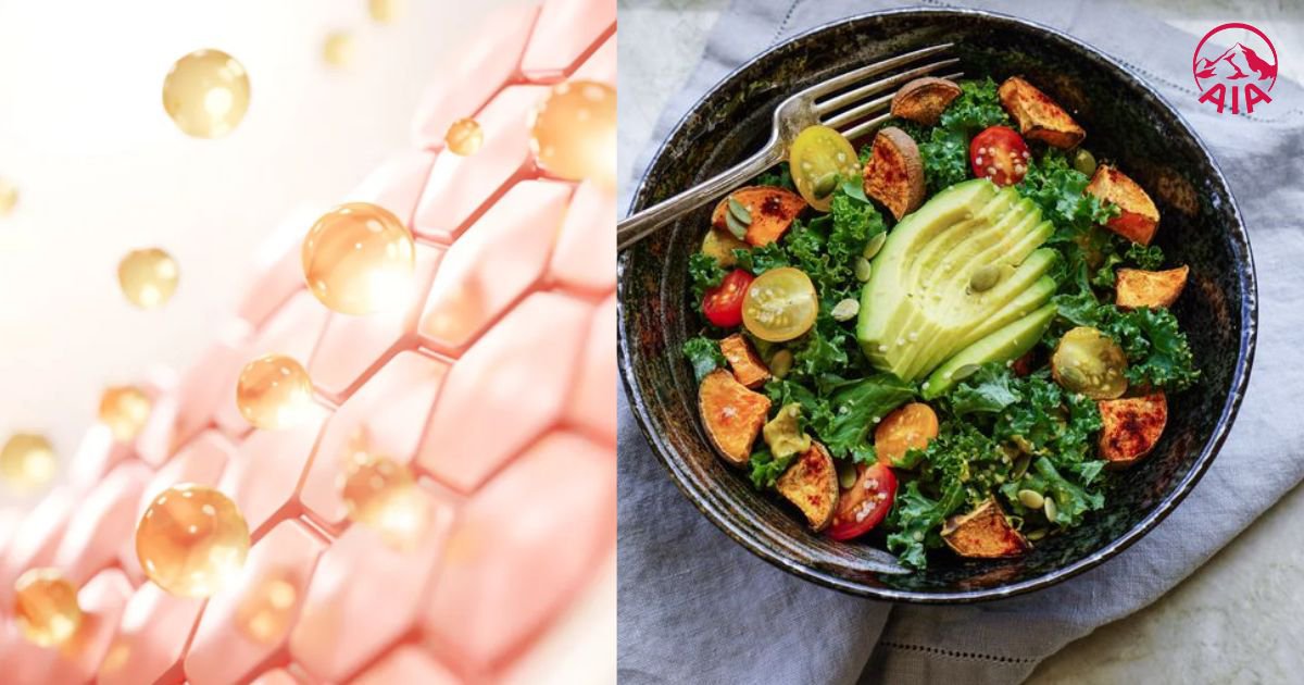 Cải kale giúp tổng hợp collagen cho chị em 