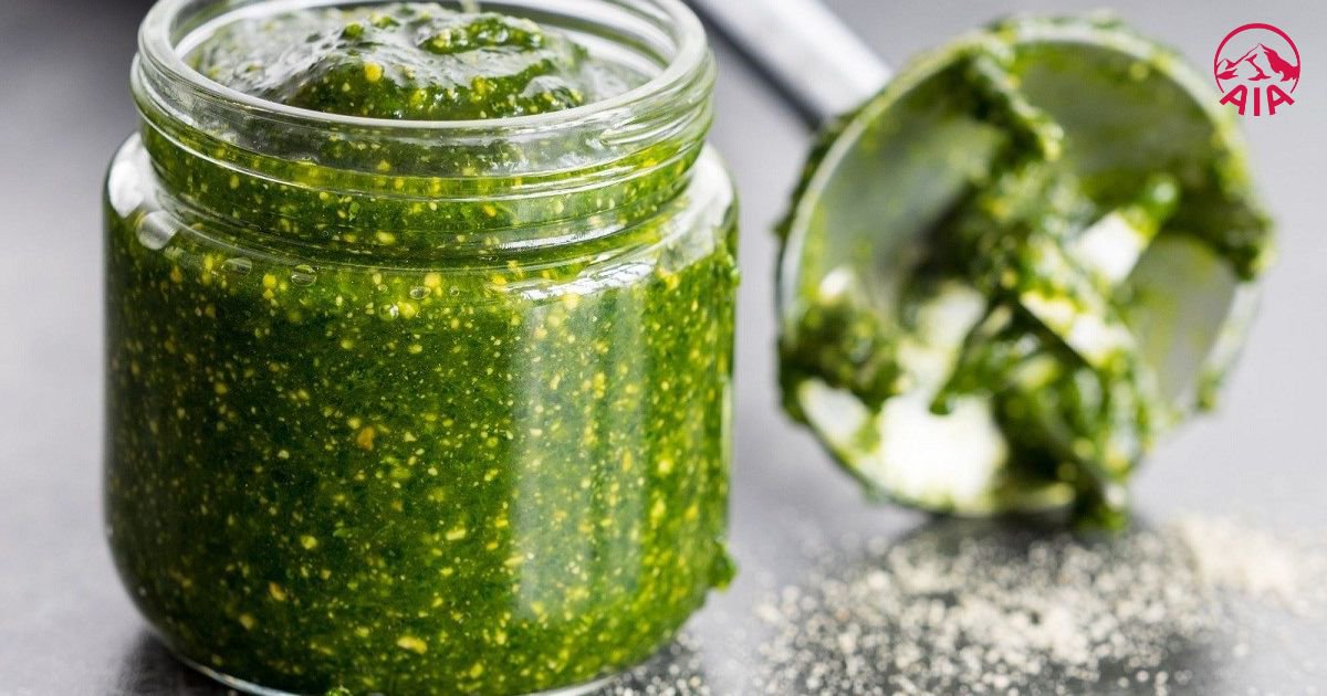 Sốt pesto cải xoăn với hương vị thơm ngon và giàu dinh dưỡng