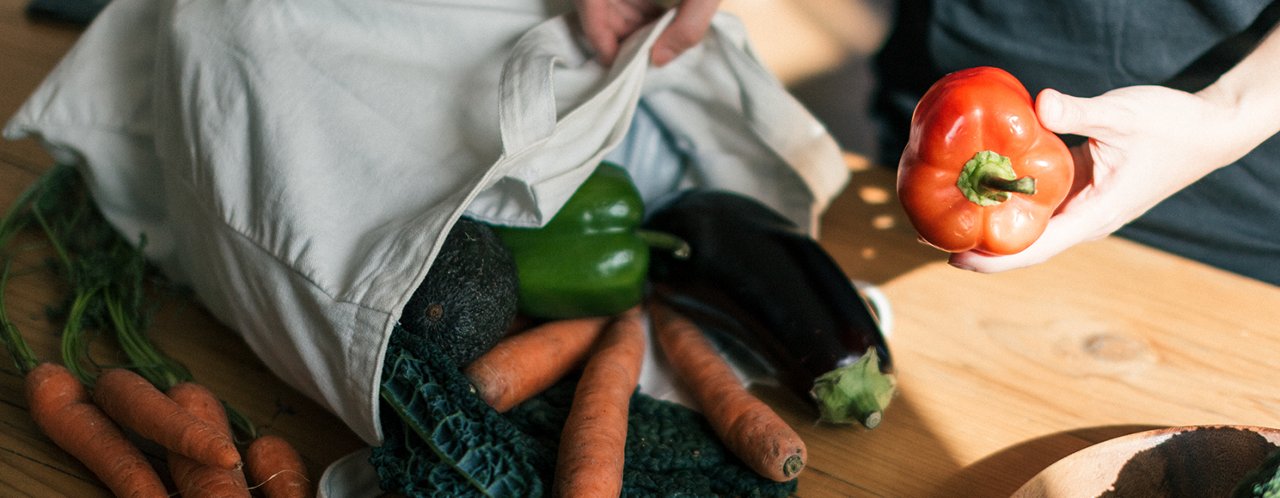 vegetables on table