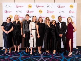 AIA group insurance team at Chant West awards