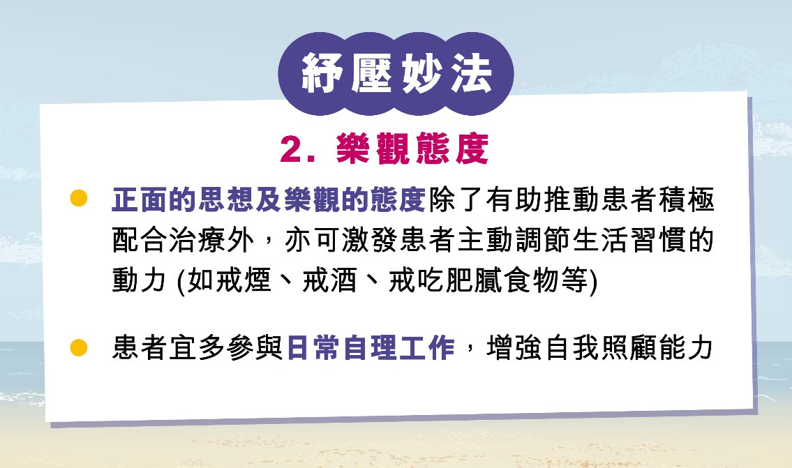 如何處理長期患病的壓力