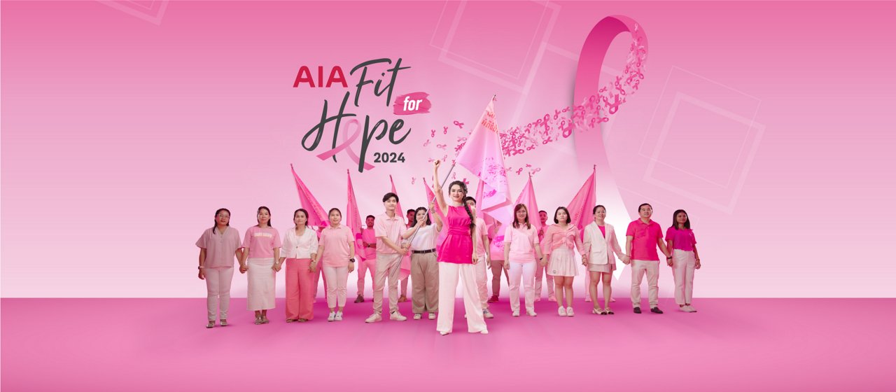 AIA Fit For Hope, Pink Run, Breast Cancer Awareness