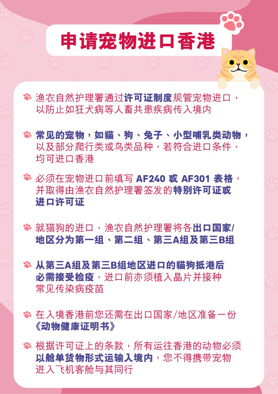 宠物移居香港指南