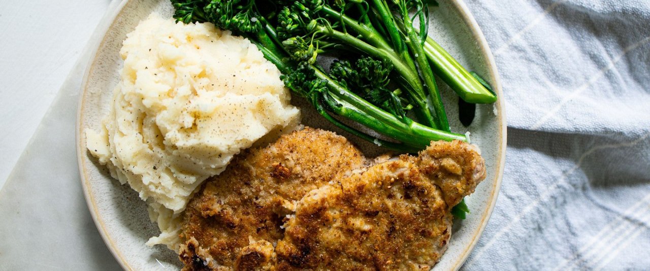 healthy pork schnitzel recipe easy vegetarian