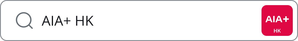 AIA+ HK Search Bar