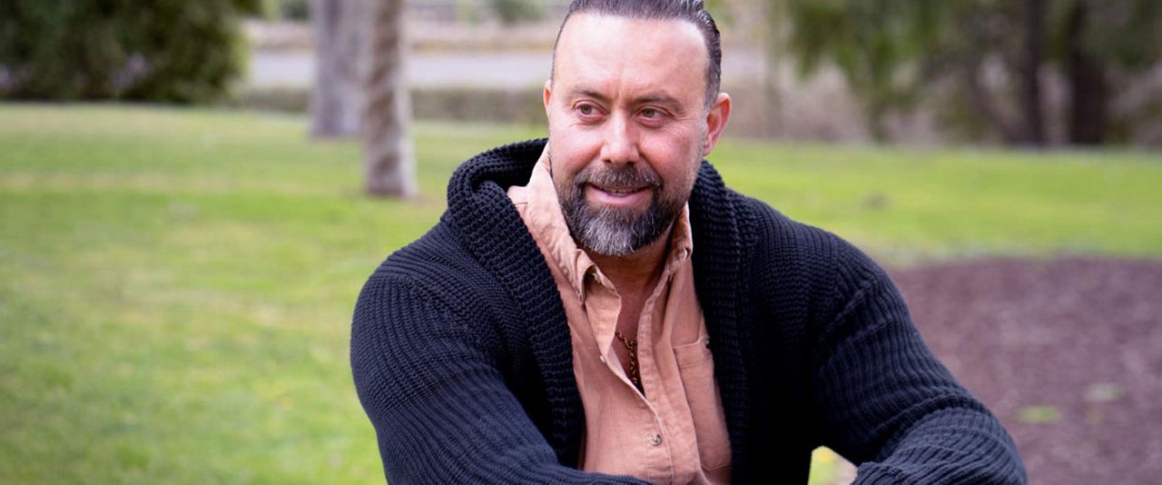 Man sitting in the park