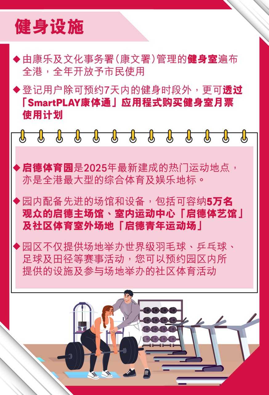 健康生活动起来  香港运动设施简介