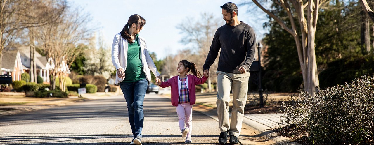 family walk