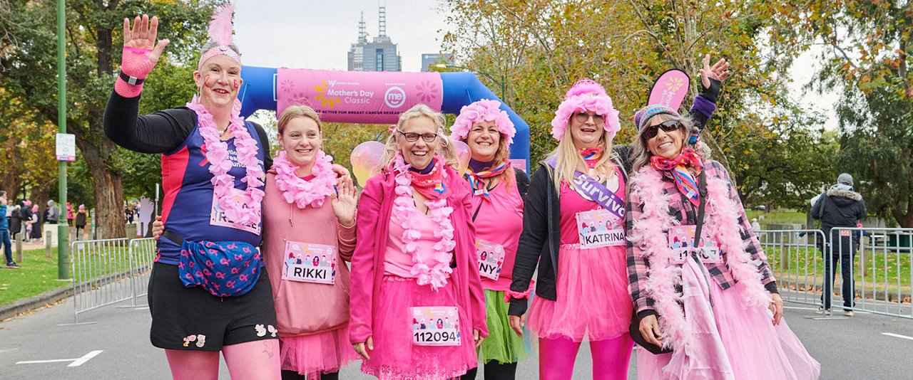 Women at the Mother's Day Classic event