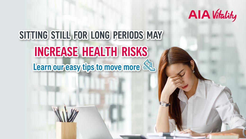 Sitting Still for Long Periods May Increase Health Risks – Move Your Body Often to Prevent Diseases