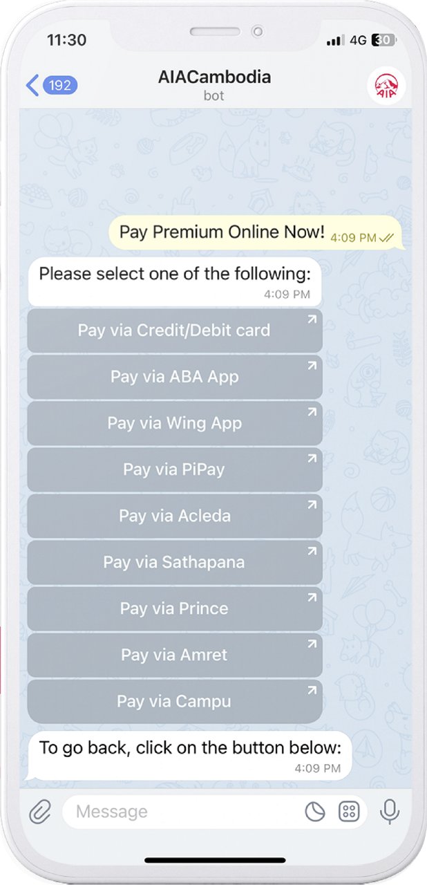 Lovely AIA Card