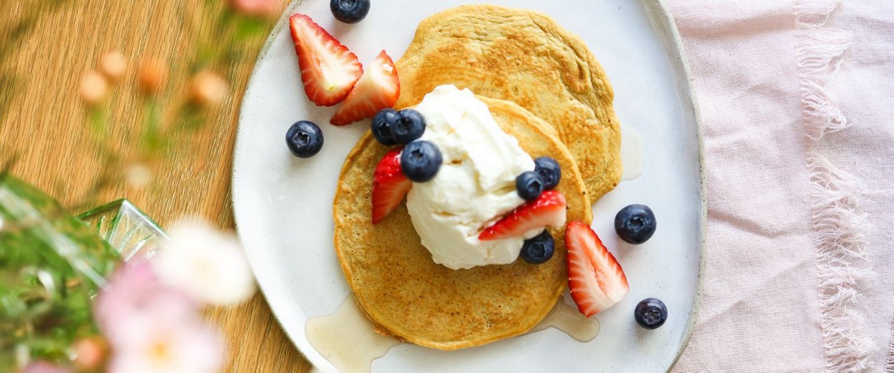 protein pancakes recipe easy healthy vegetarian