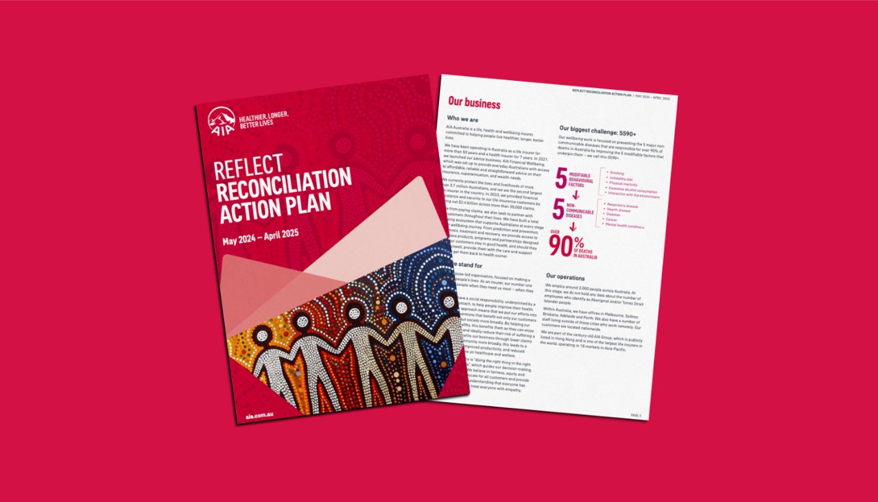 AIA Reflect Reconciliation Action Plan brochure