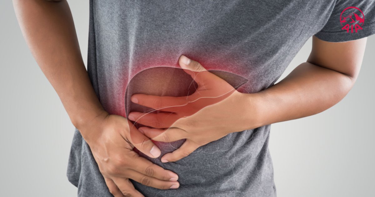 Đau vùng thượng vị là dấu hiệu phổ biến khi bị sán lá gan