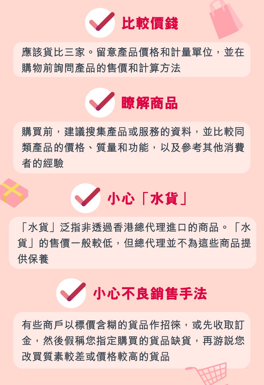 精明消費 香港購物注意事項