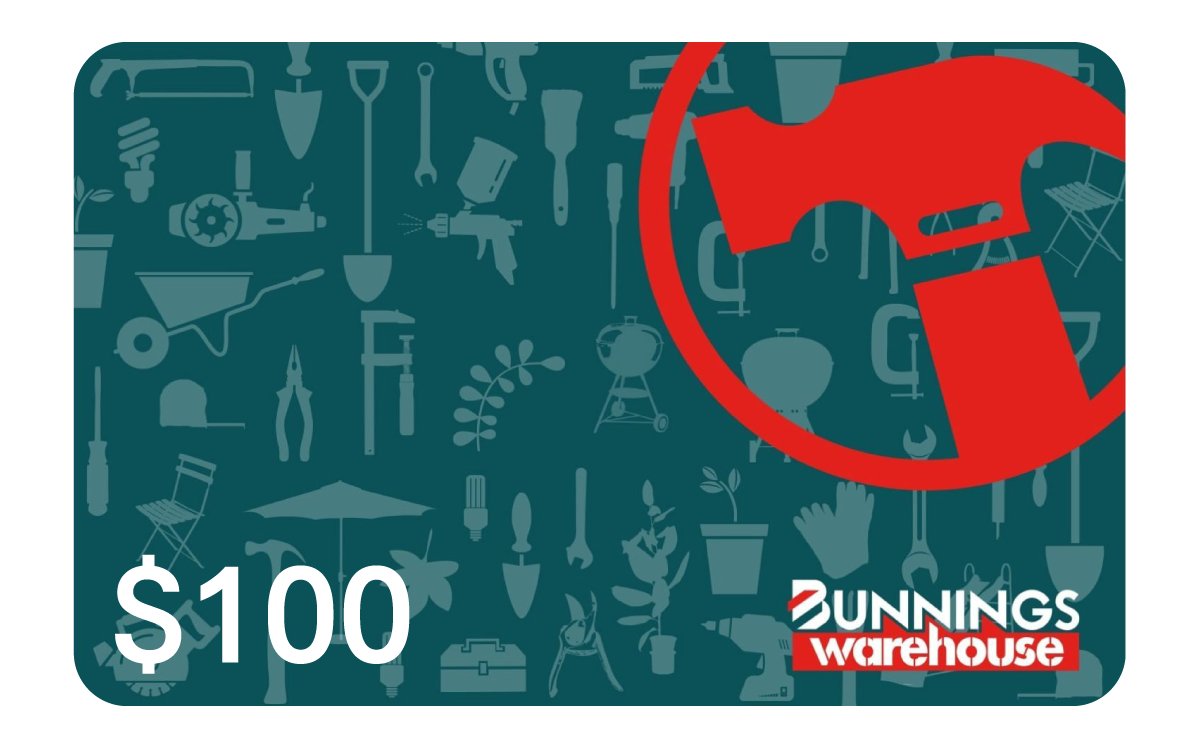 $100 Bunnings eGift Card