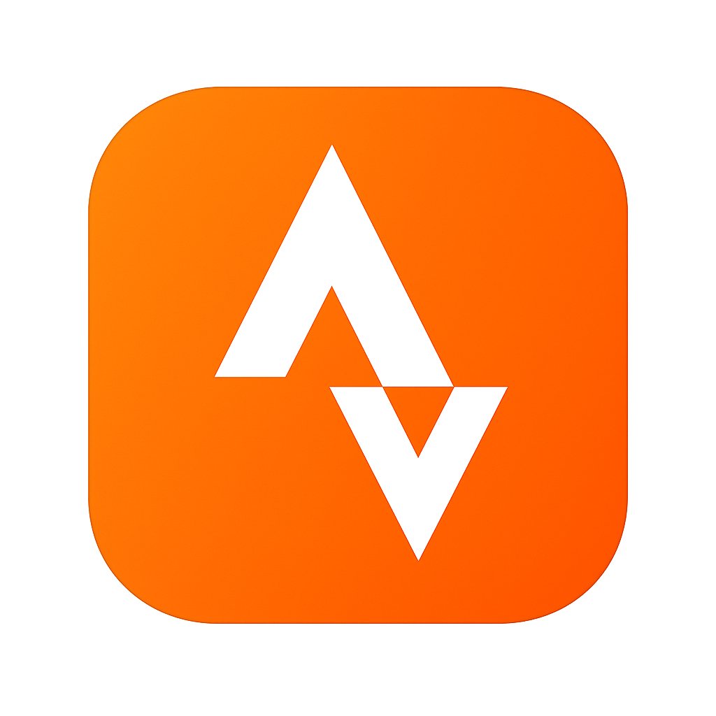 Strava app icon with a white stylized ‘S’ arrow on an orange square background.
