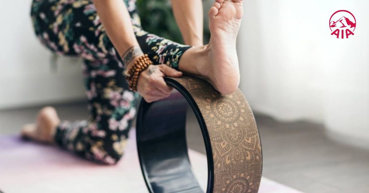 Tư thế nửa kim tự tháp tập với vòng