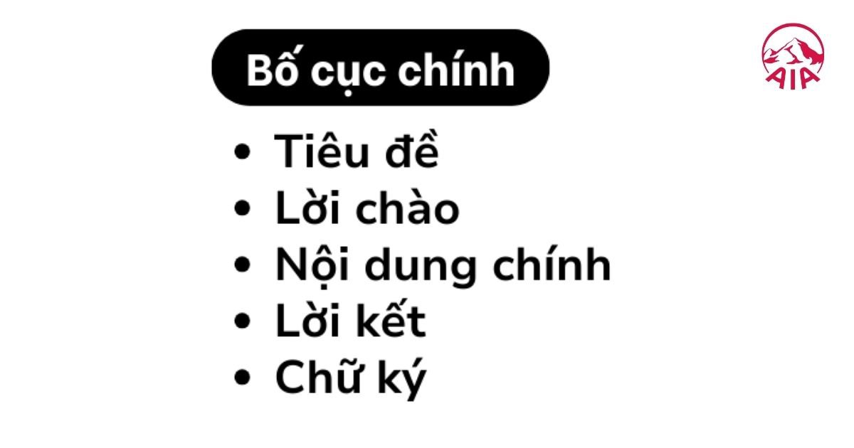 Bố cục của thư cảm ơn sau phỏng vấn