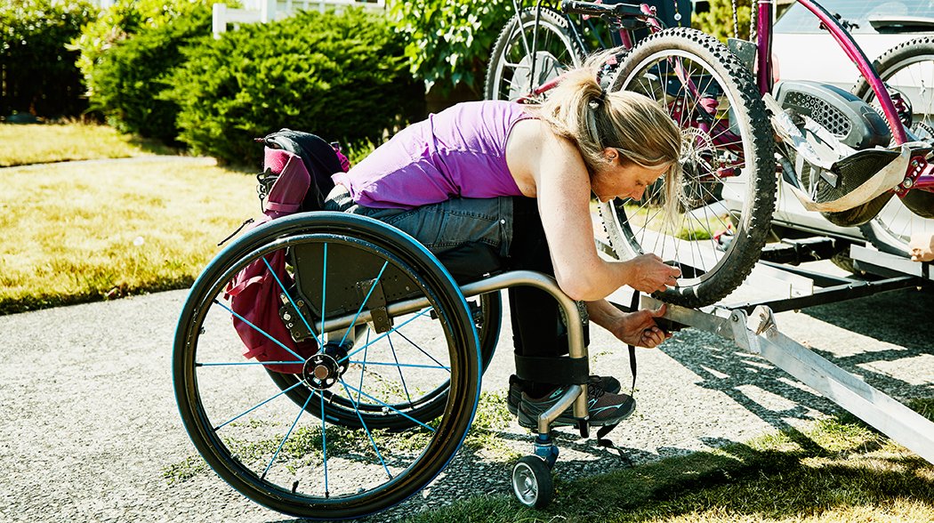 woman in wheel chair