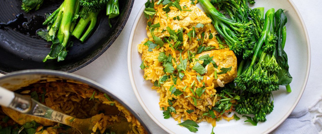 turmeric chicken and rice recipe easy healthy vegetarian