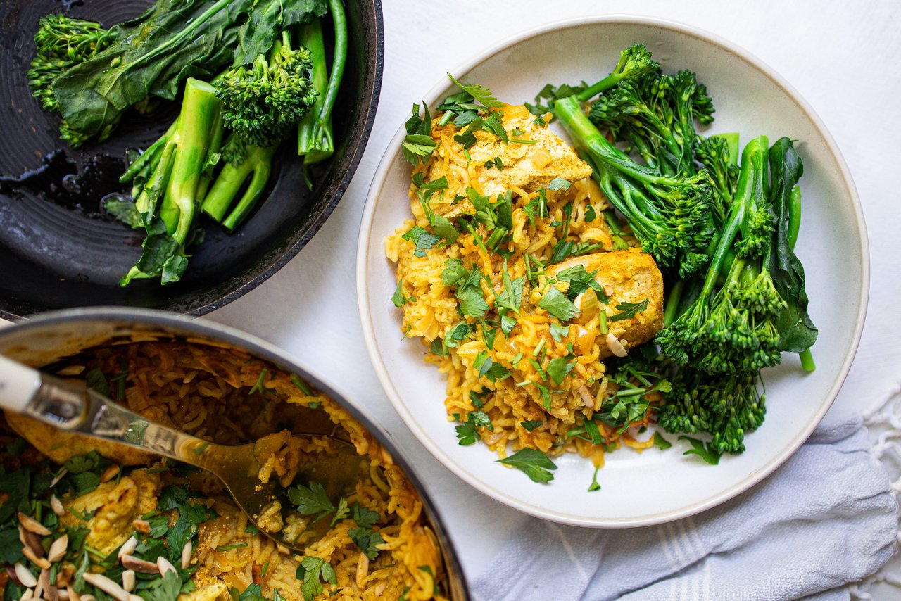 turmeric chicken and rice recipe easy healthy vegetarian