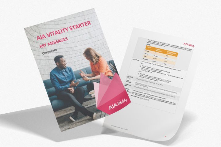 AIA Vitality Starter brochure