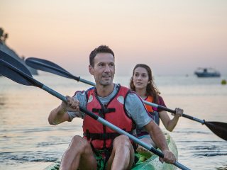 Couple on kayak
