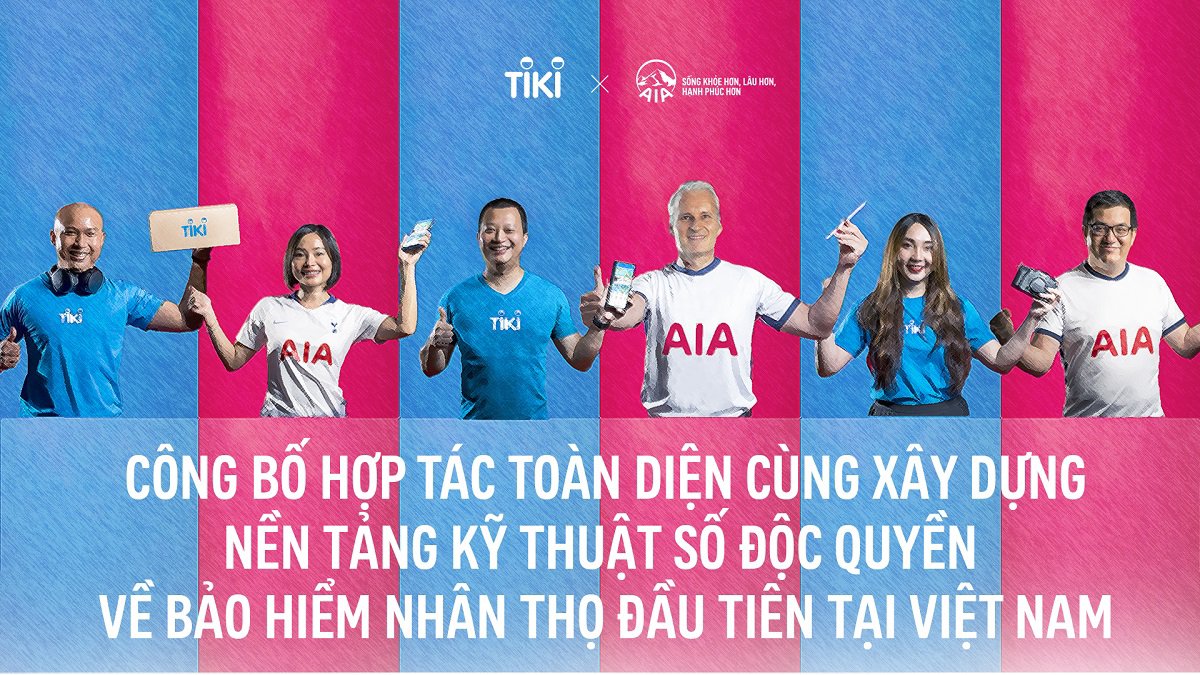 AIA và Tiki cùng hợp tác