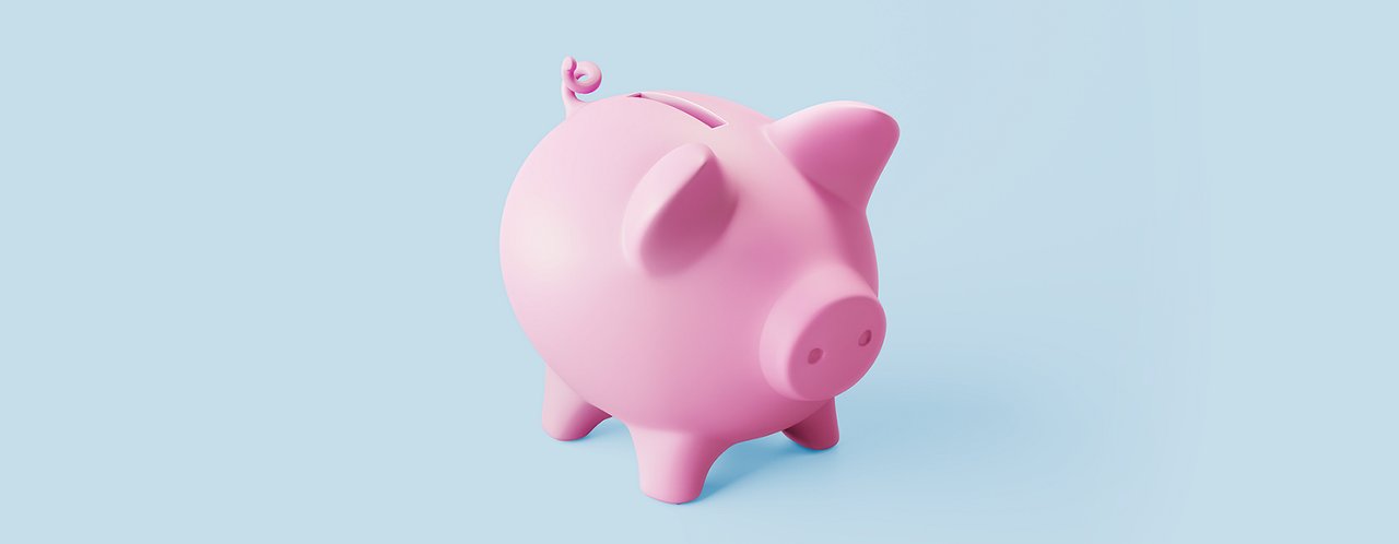 an animatic image of a piggybank