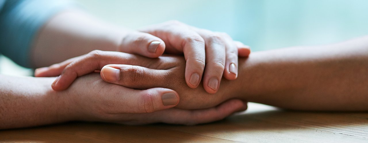 hands holding together