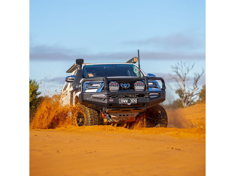 Toyota Hi-Lux with ARB Summit bull bar and OME BP-51 suspension
