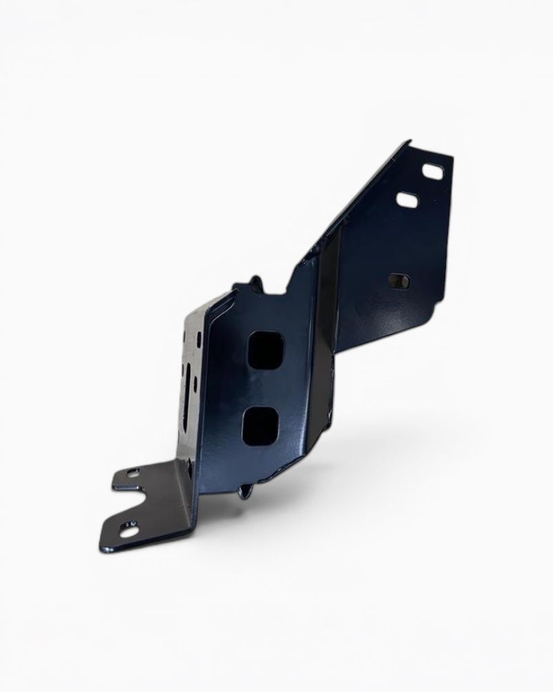 Left hand bull bar mounting bracket on a white studio background.